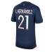 Paris Saint-Germain Lucas Hernandez #21 Hemma matchtröja 2023-24 Kortärmad Billigt